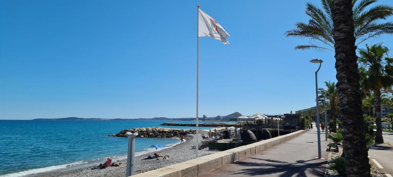 Studio De La Plage - Mer, Terrasse Et Garage Cagnes-sur-Mer Exterior photo