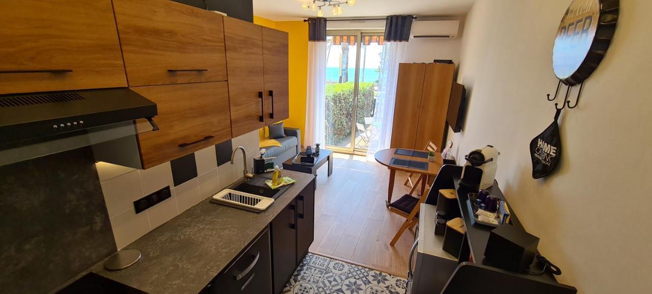 Studio De La Plage - Mer, Terrasse Et Garage Cagnes-sur-Mer Exterior photo
